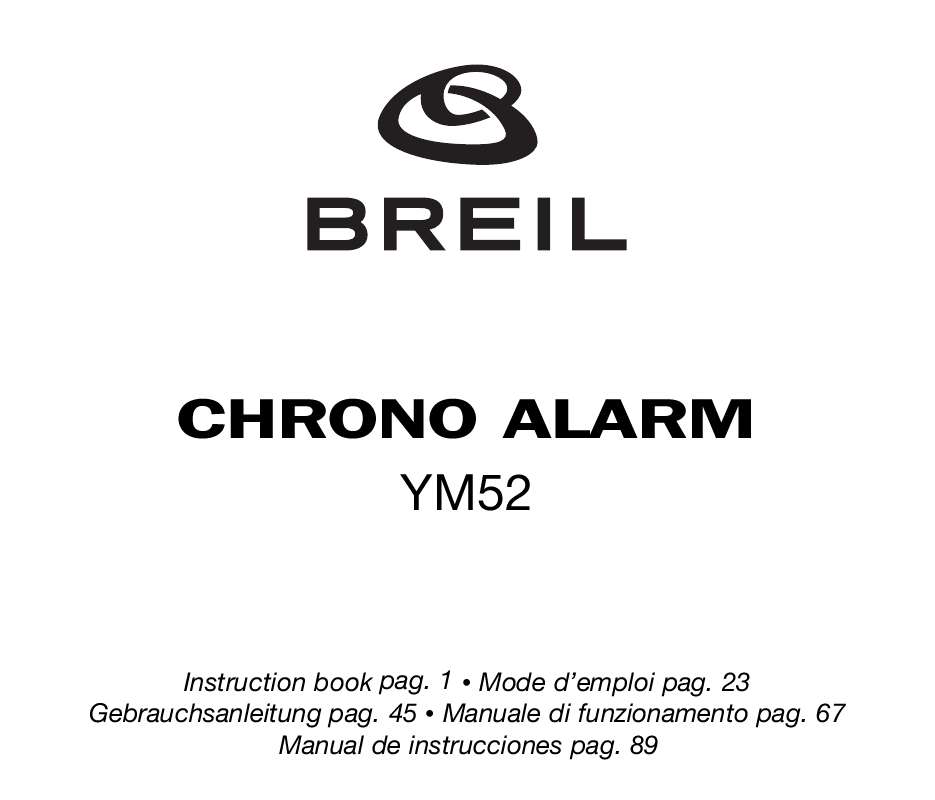 Guide utilisation  BREIL YM52  de la marque BREIL