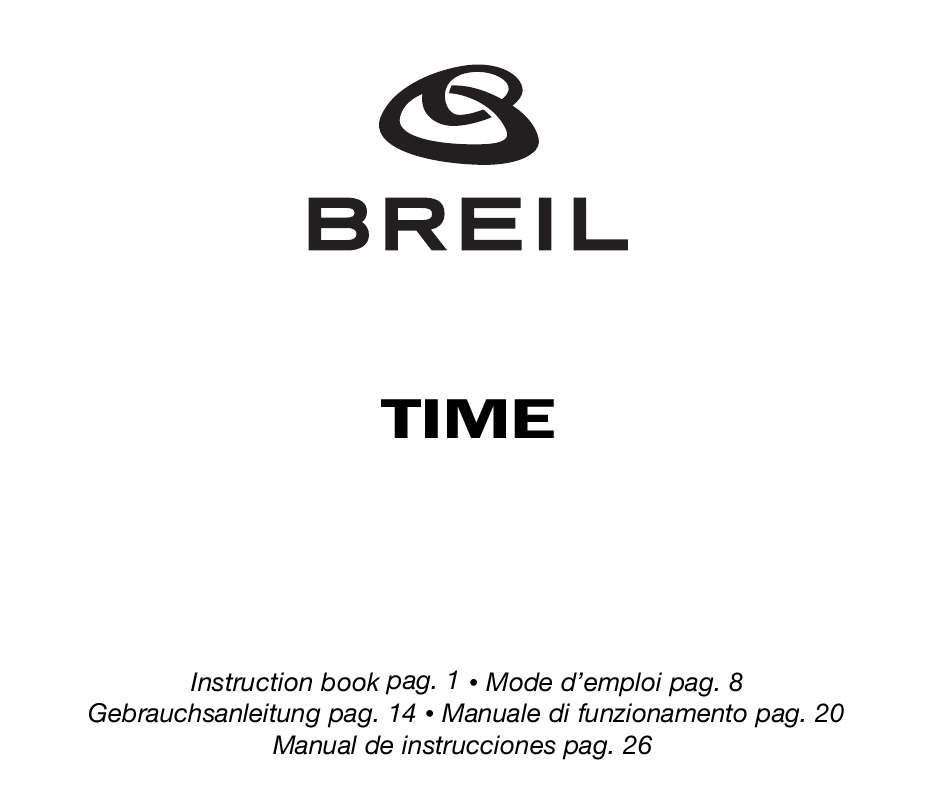 Guide utilisation  BREIL 1L22  de la marque BREIL
