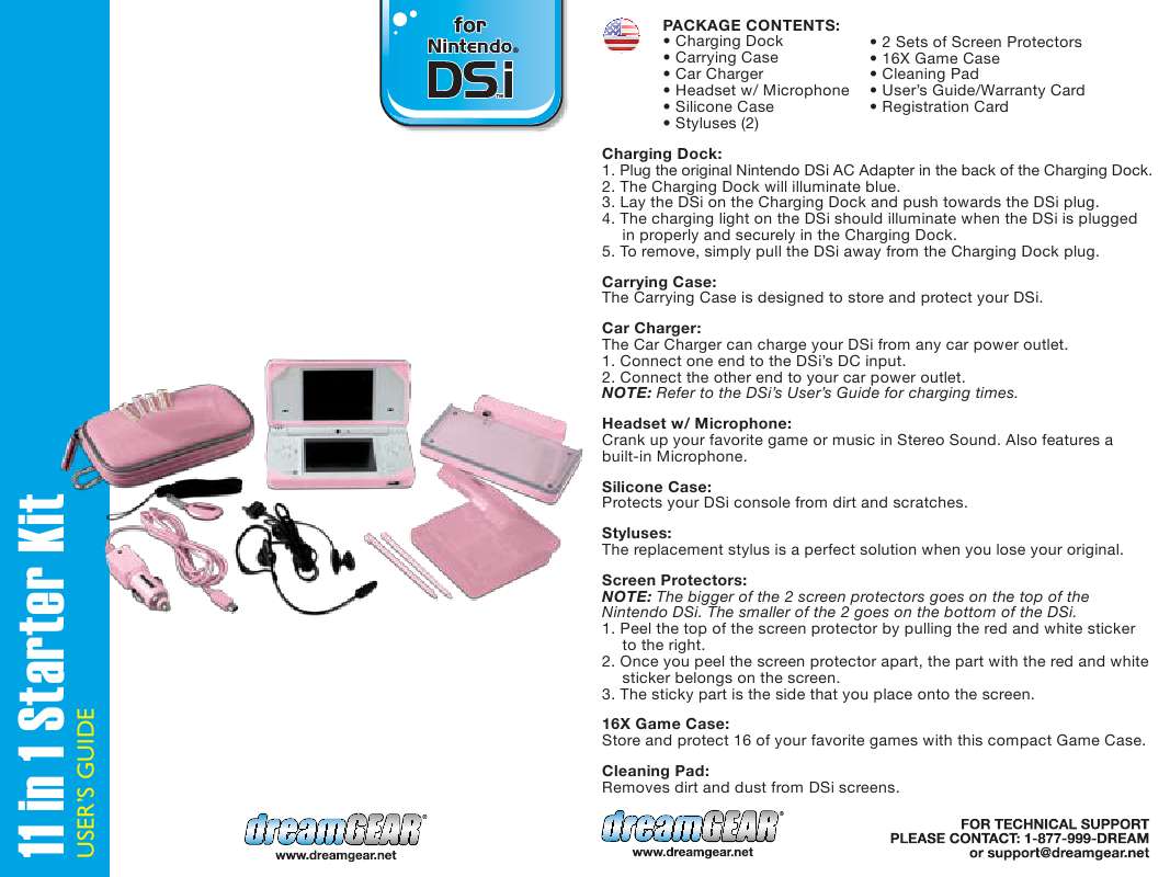 Guide utilisation  DREAMGEAR DGDSI-1942  de la marque DREAMGEAR