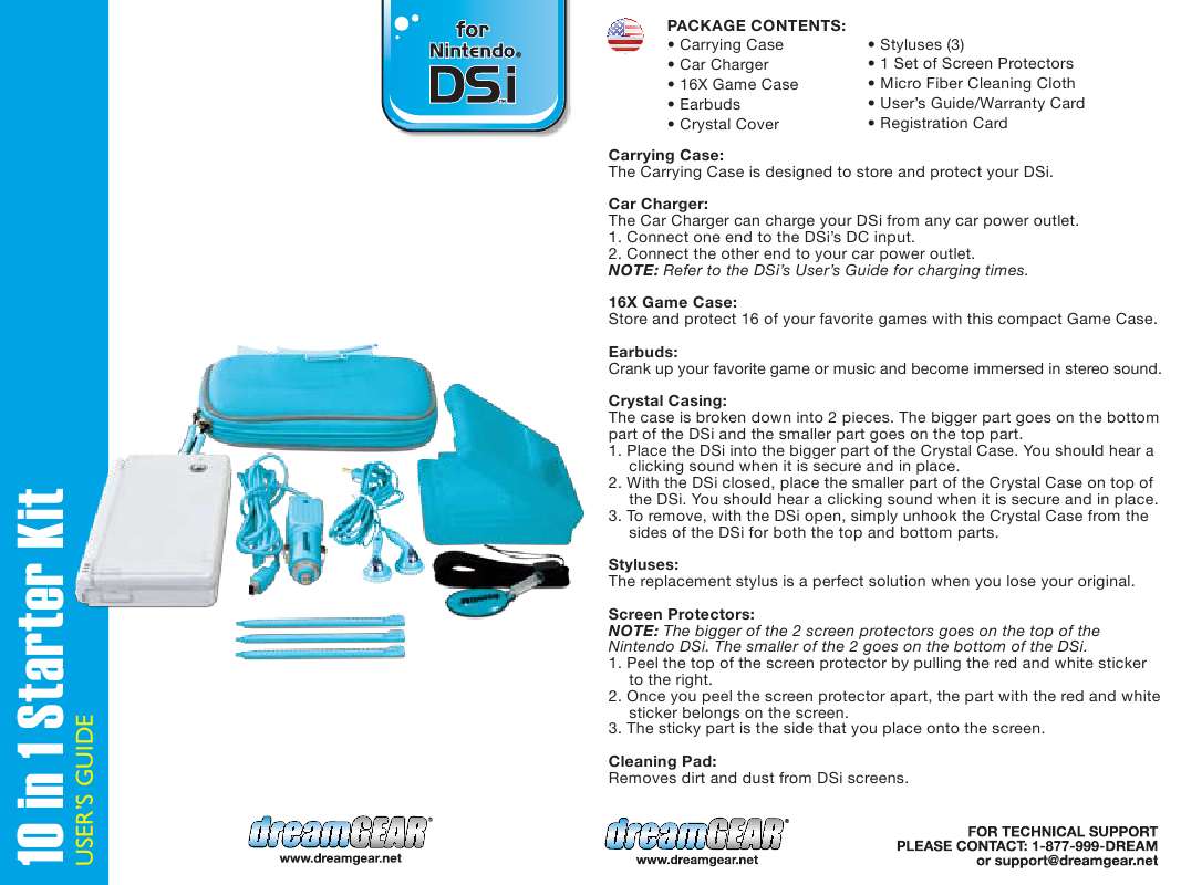 Guide utilisation  DREAMGEAR DGDSI-1991  de la marque DREAMGEAR