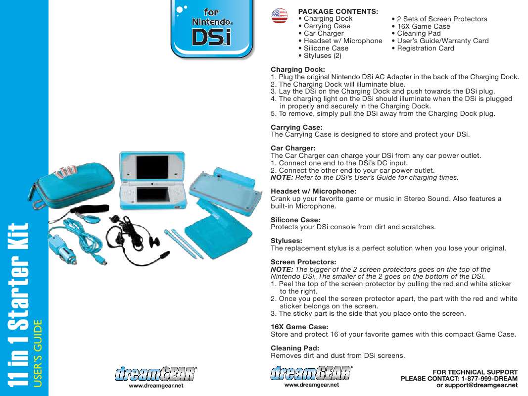 Guide utilisation  DREAMGEAR DGDSI-1992  de la marque DREAMGEAR