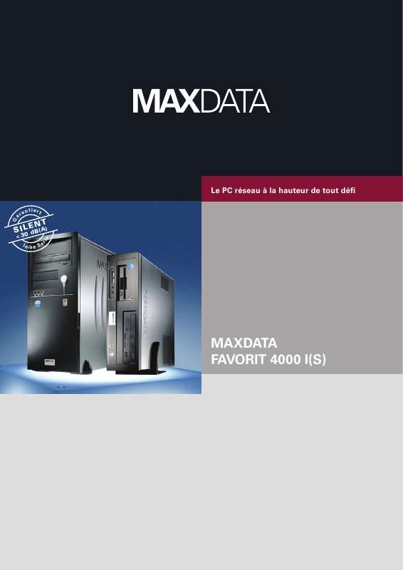 Guide utilisation MAXDATA PGAVORIT 4000 I S  de la marque MAXDATA