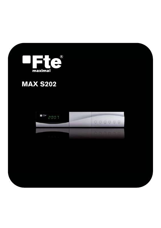 Guide utilisation  FTE MAX S202  de la marque FTE