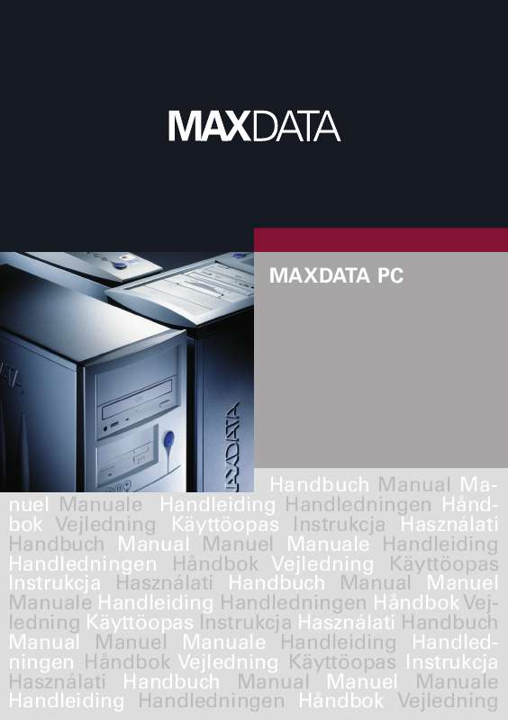 Guide utilisation MAXDATA PC BTX  de la marque MAXDATA