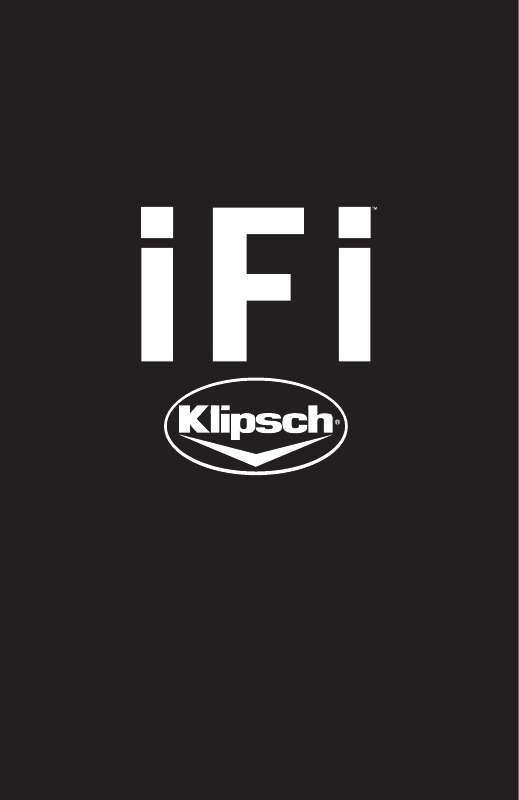 Guide utilisation KLIPSCH IFI  de la marque KLIPSCH
