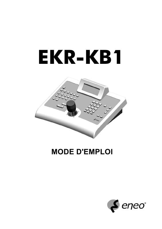 Guide utilisation  ENEO EKR-KB1  de la marque ENEO