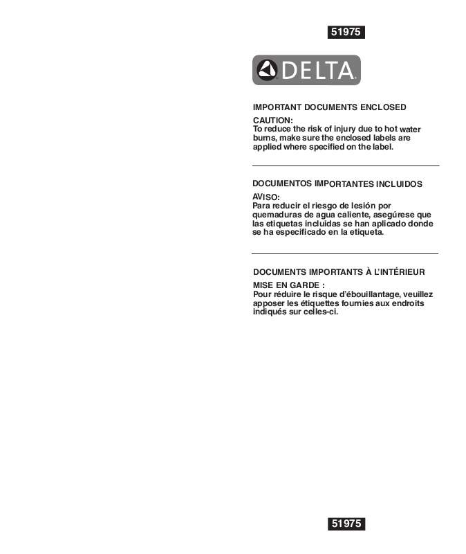 Guide utilisation  DELTA MULTICHOICE 13-14  de la marque DELTA