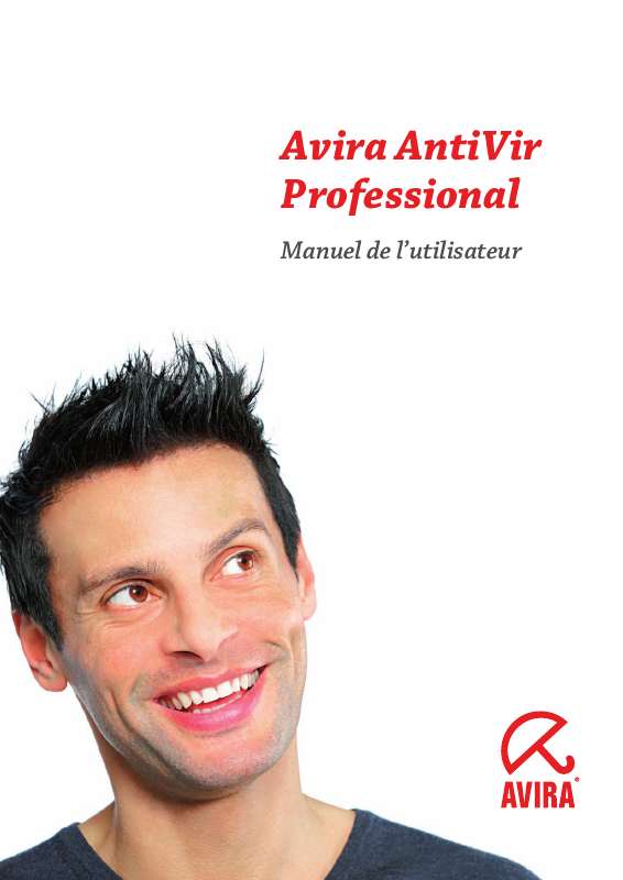Guide utilisation  AVIRA ANTIVIR PROFESSIONAL  de la marque AVIRA