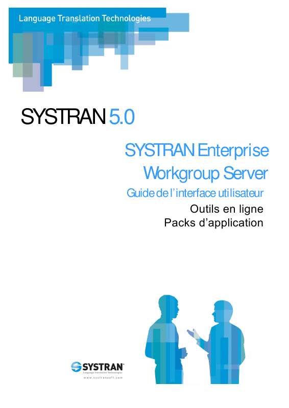 Guide utilisation  SYSTRAN SYSTRAN ENTERPRISE 5  de la marque SYSTRAN