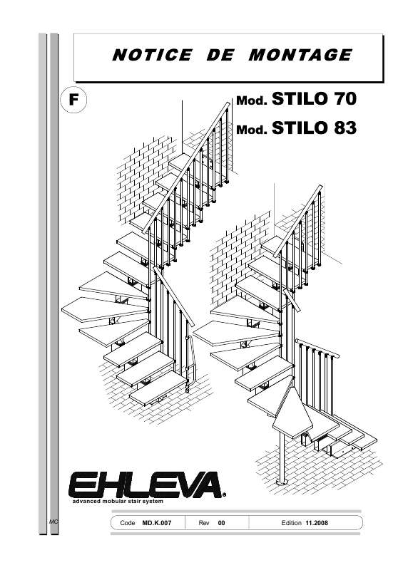 Guide utilisation  EHLEVA STILO 83  de la marque EHLEVA