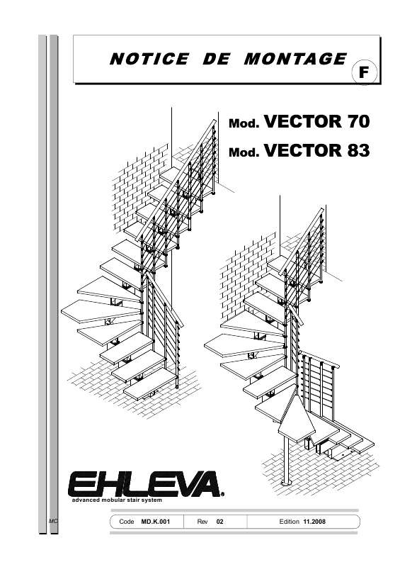 Guide utilisation  EHLEVA VECTOR 70  de la marque EHLEVA