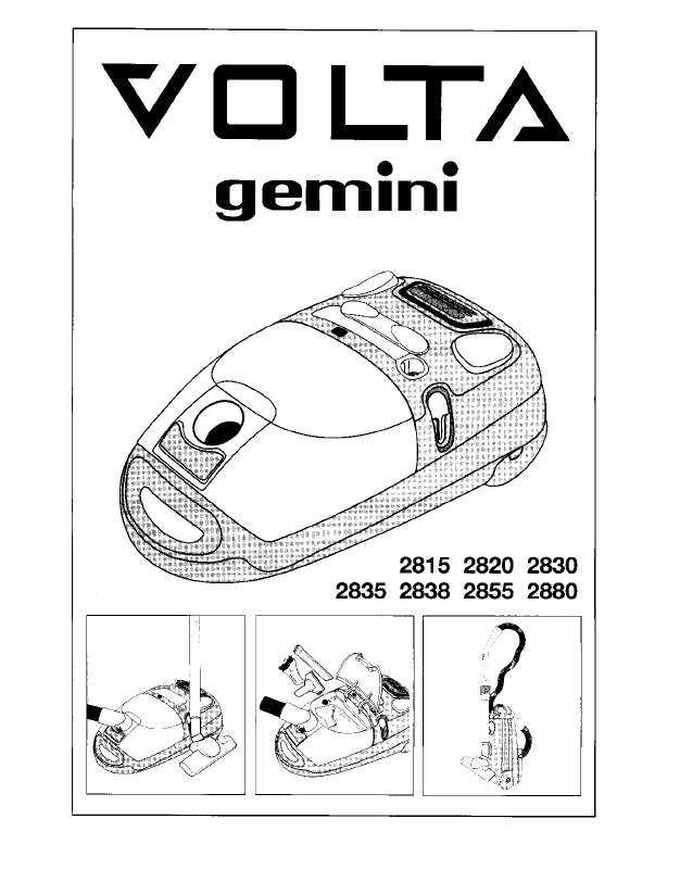 Guide utilisation  VOLTA 2825  de la marque VOLTA