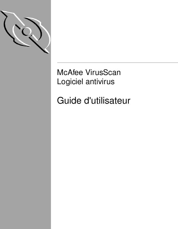 Guide utilisation  MCAFEE VIRUSSCAN 4.5  de la marque MCAFEE