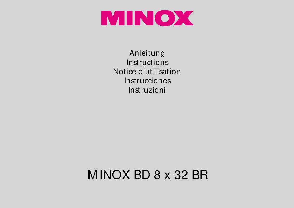 Guide utilisation MINOX BD 8X32 BR  de la marque MINOX