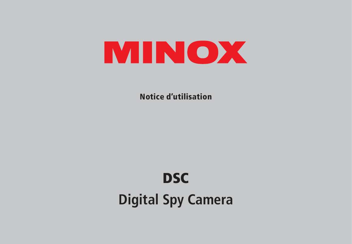 Guide utilisation MINOX DSC  de la marque MINOX