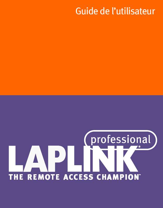 Guide utilisation  LAPLINK LAPLINK PROFESSIONAL  de la marque LAPLINK