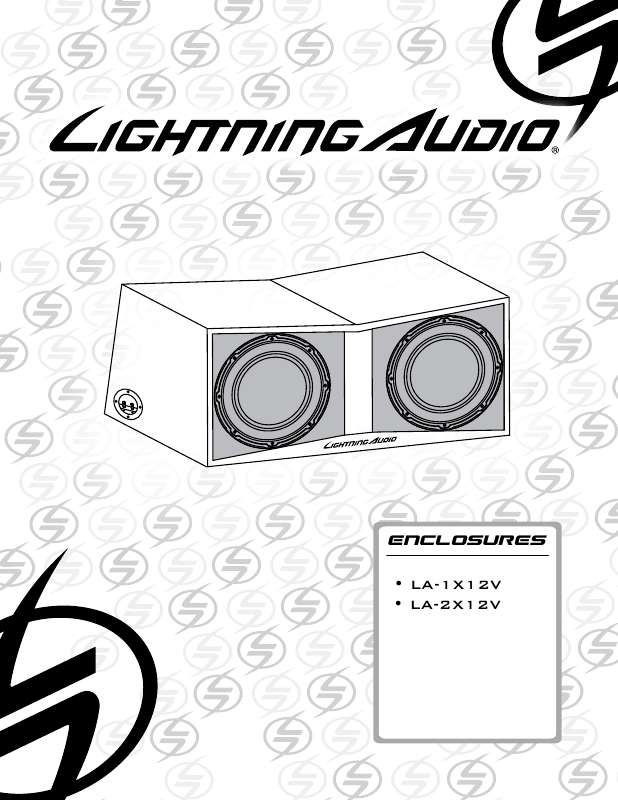 Guide utilisation  AUDIO DESIGN LA-1X12V  de la marque AUDIO DESIGN