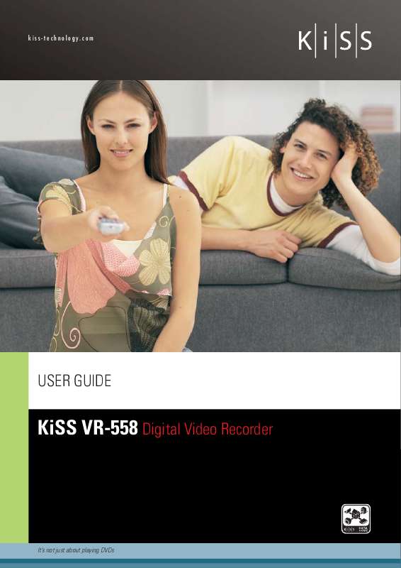 Guide utilisation KISS VR-558  de la marque KISS