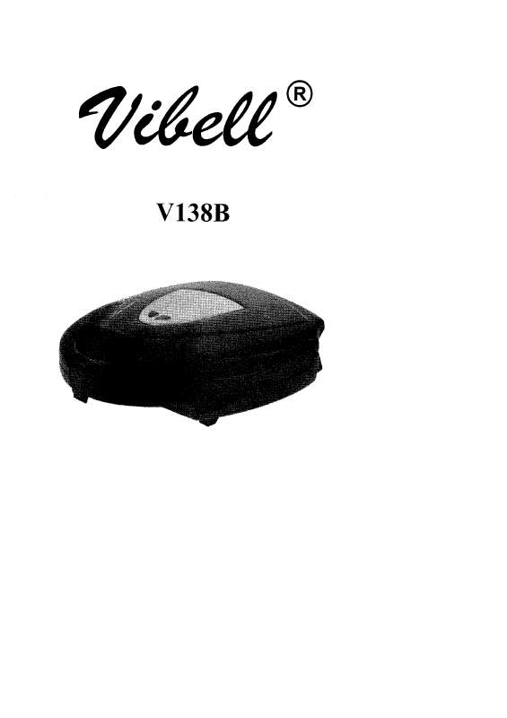 Guide utilisation  VIBELL V138B  de la marque VIBELL