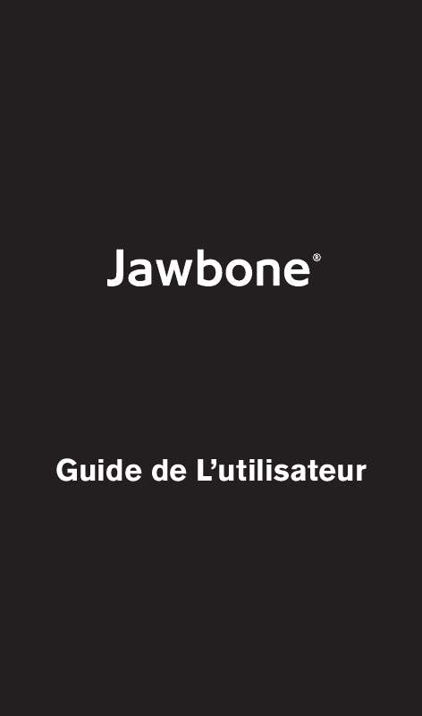 Guide utilisation JAWBONE JAWBONE  de la marque JAWBONE