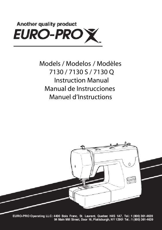 Guide utilisation  EURO-PRO 7130  de la marque EURO-PRO