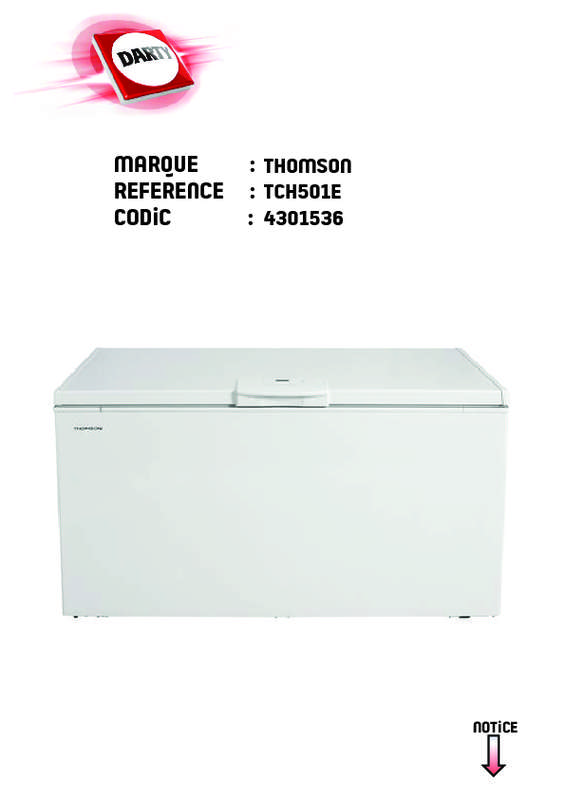 Guide utilisation THOMSON TCH501E de la marque THOMSON