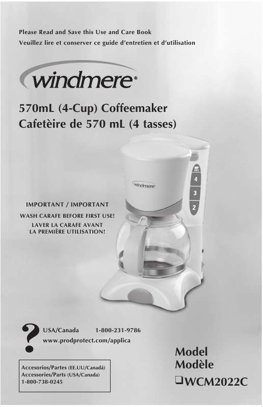 Guide utilisation  WINDMERE WCM2022C  de la marque WINDMERE