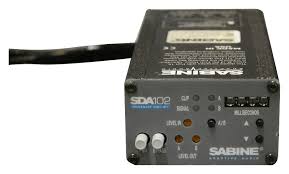 Notice SABINE SDA102 Équipement audio professionnel