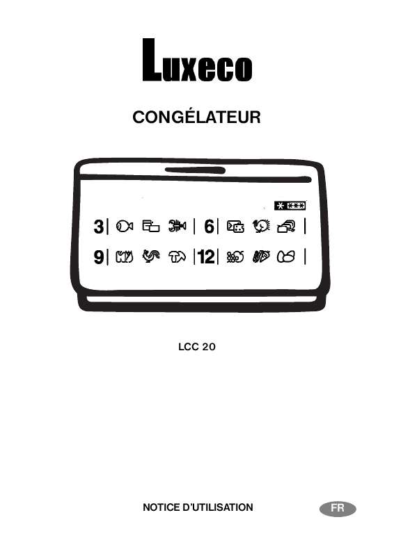 Guide utilisation  LUXECO LCC20  de la marque LUXECO
