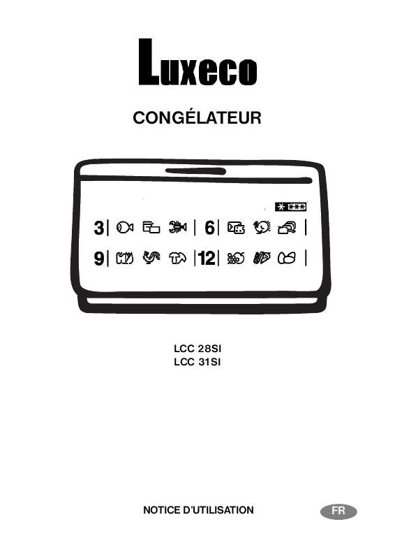 Guide utilisation  LUXECO LCC28SI  de la marque LUXECO