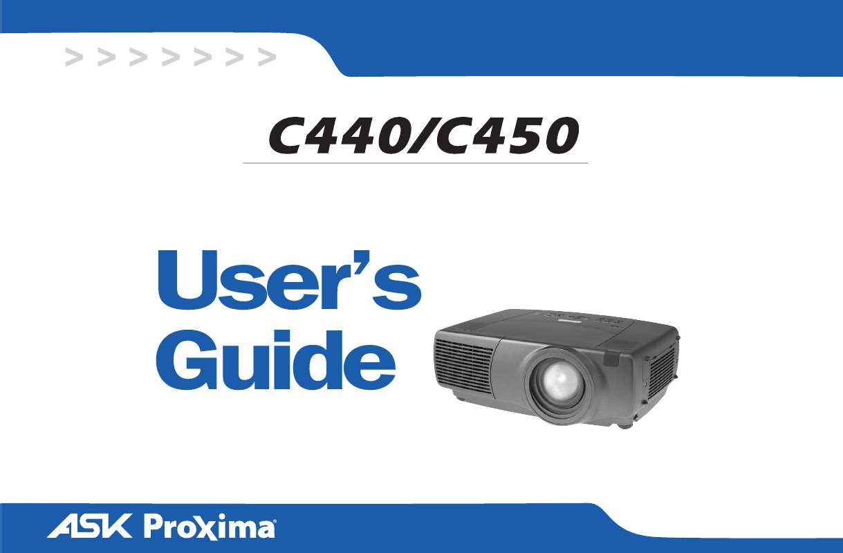 Guide utilisation ASK PROXIMA C440  de la marque ASK PROXIMA