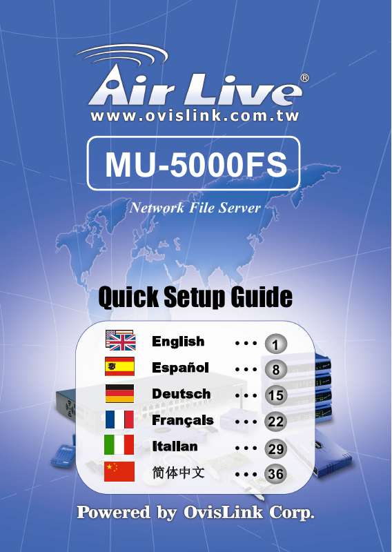 Guide utilisation  AIRLIVE MU-5000FS  de la marque AIRLIVE