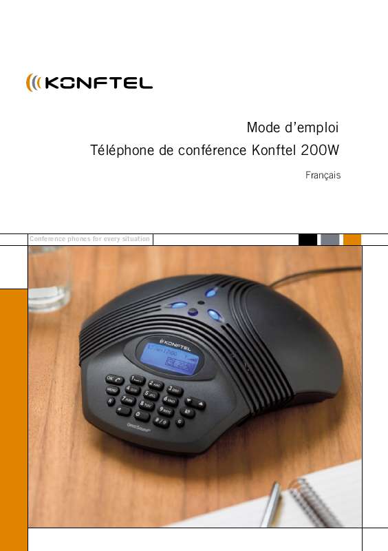 Guide utilisation KONFTEL 200W  de la marque KONFTEL