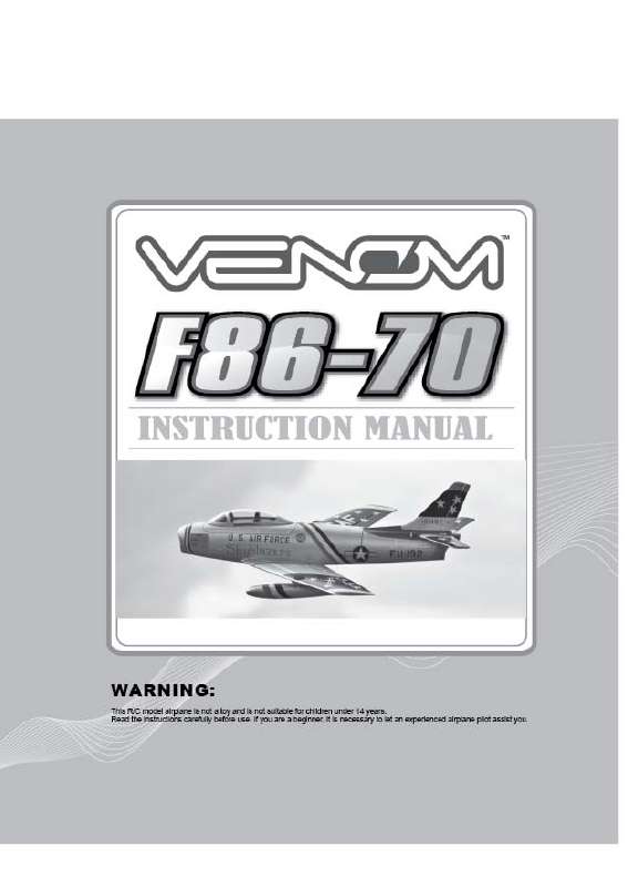 Guide utilisation  VENOM F86  de la marque VENOM