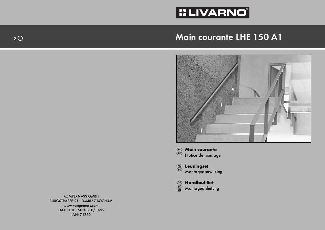 Guide utilisation  LIVARNO LHE 150 A1  de la marque LIVARNO