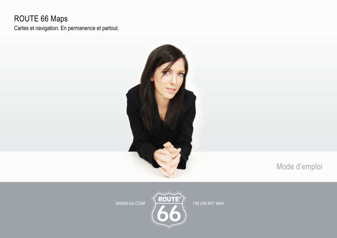 Guide utilisation ROUTE 66 MAPS  de la marque ROUTE 66