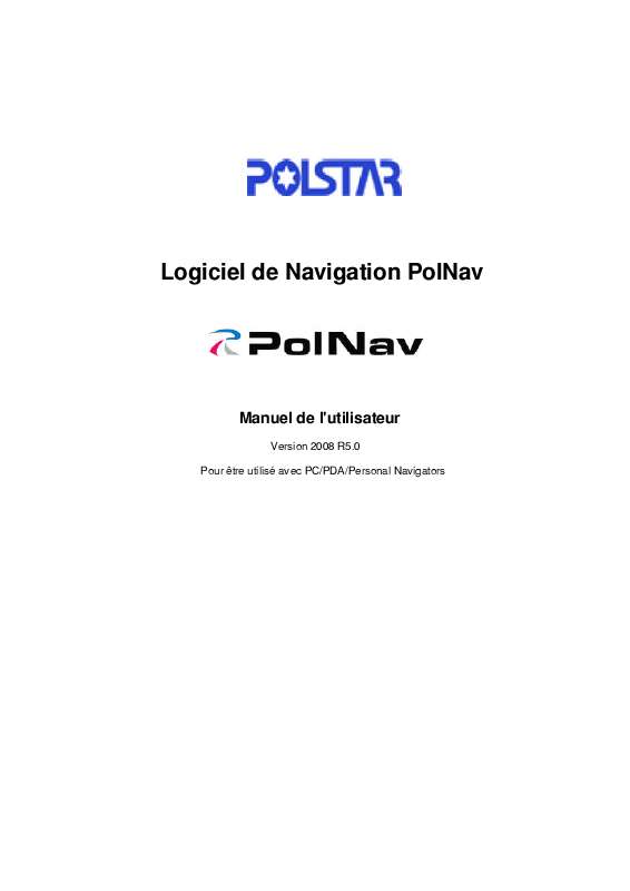 Guide utilisation  POLSTAR POLNAV  de la marque POLSTAR