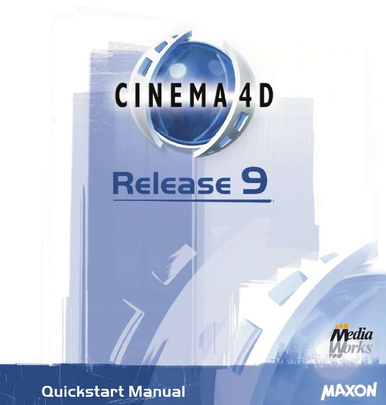 Guide utilisation MAXON CINEMA 4D  de la marque MAXON