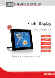 Notice JOBO PDJ080 Cadre photo numérique