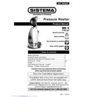 Notice SISTEMA CLEAN MASTER 1600 TSS Nettoyeur haute pression