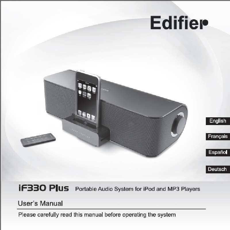 Guide utilisation EDIFIER IF330 PLUS  de la marque EDIFIER