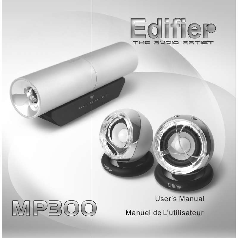 Guide utilisation  EDIFIER MP300  de la marque EDIFIER