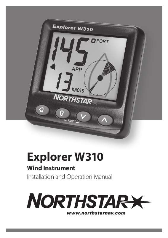 Guide utilisation  NORTHSTAR EXPLORER W310  de la marque NORTHSTAR