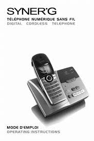 Guide utilisation  SYNER-G TELEPHONE  de la marque SYNER-G