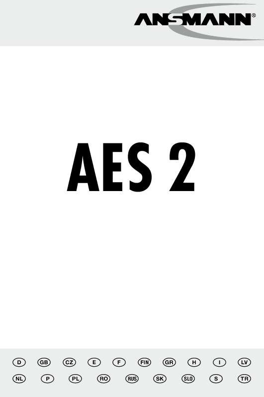 Guide utilisation  ANSMANN AES 2  de la marque ANSMANN