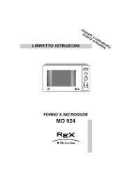 Notice REX MO924G-XE Micro-ondes