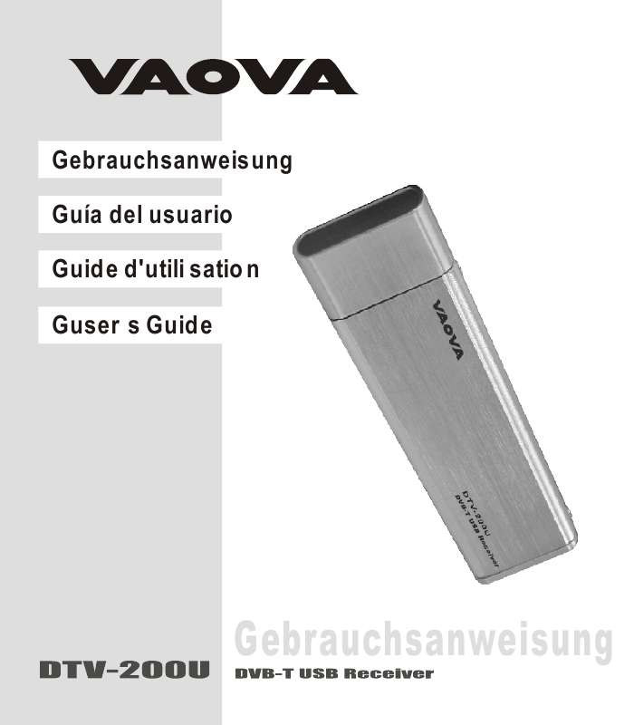 Guide utilisation  VAOVA DTV-200U  de la marque VAOVA