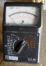 Notice CHAUVIN ARNOUX CA 401 Multimètre