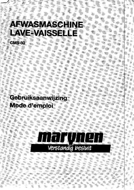 Guide utilisation  MARYNEN CMS80  de la marque MARYNEN