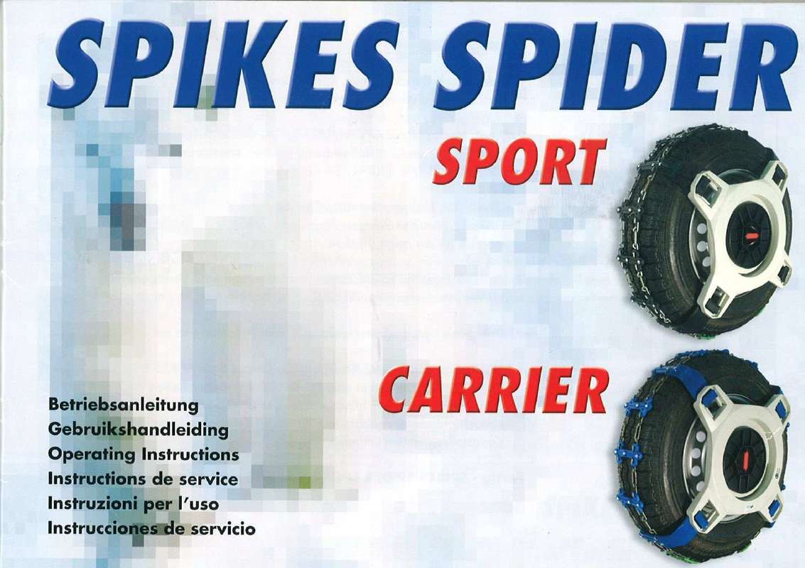 Guide utilisation SPIKES SPIDER SPORT  de la marque SPIKES SPIDER